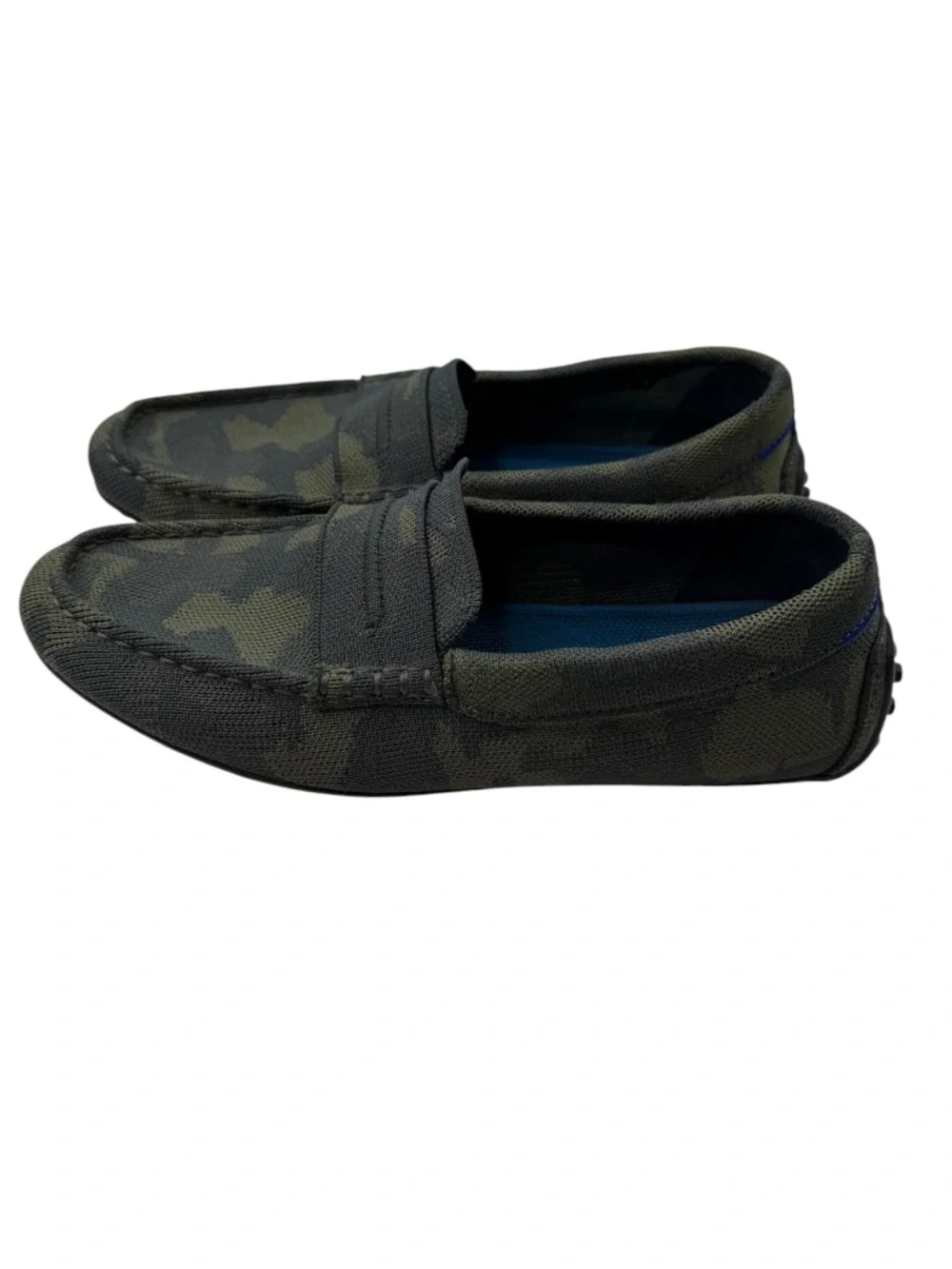 Rothy's Men's Camo Driving Loafers Knit Slip On Shoes Size 7.5